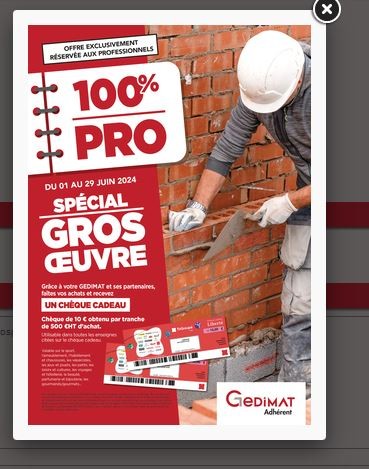 Gedimat Terrasson Saint-Maurice-La-Clouère, Magasin de Matériaux de Construction à Saint-Maurice-la-Clouère