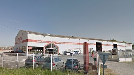 POINT.P, Magasin de Matériaux de Construction à Montaillé