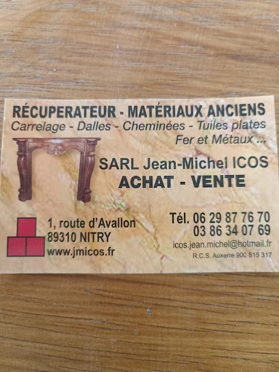 Jean-Michel Icos, Magasin de Matériaux de Construction à Nitry