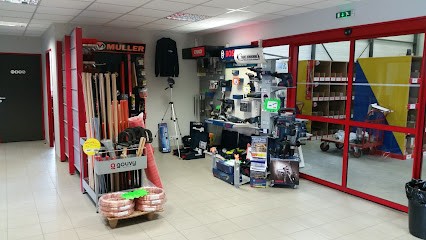 Frans Bonhomme Fougères, Magasin de Matériaux de Construction à Javené